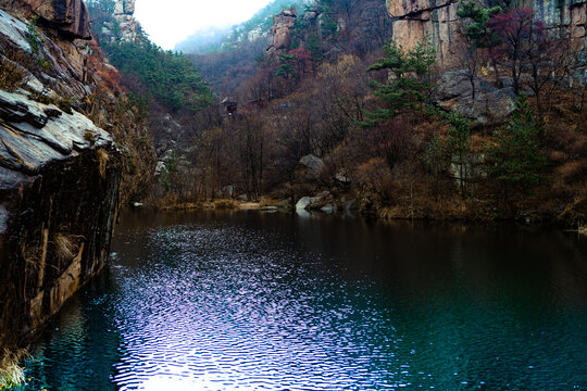 青岛崂山北九水风景