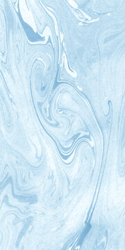 蓝灰色抽象流水纹大理石