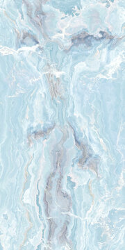 蓝色灰流水流体纹大理石抽象