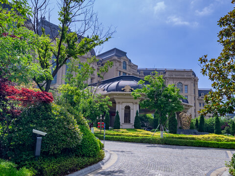 青岛西海岸星光岛西式酒店建筑