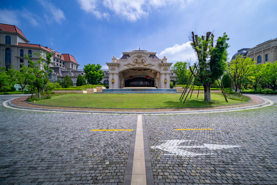 青岛西海岸星光岛西式酒店建筑