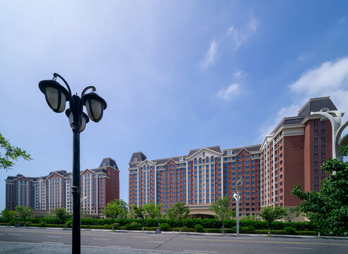 青岛西海岸星光岛街景