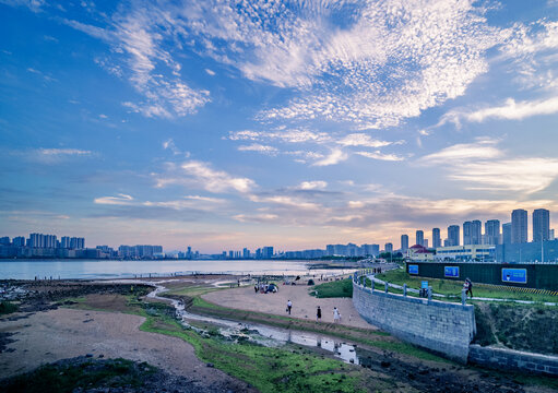 青岛西海岸星光岛晚霞