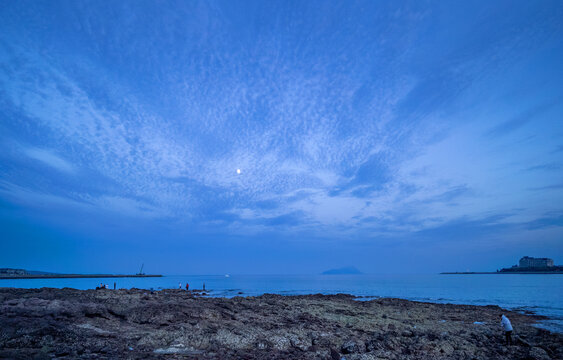 青岛西海岸星光岛晚霞