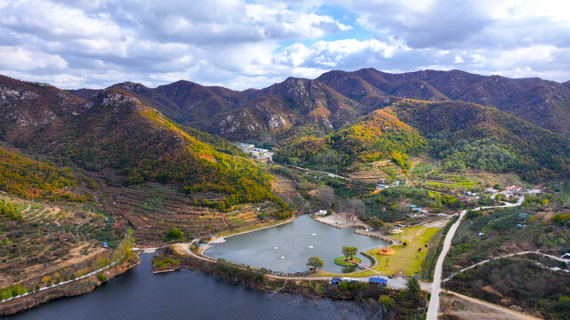 威海里口山风光