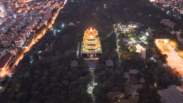 威海环翠楼夜景