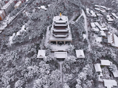 环翠楼雪景