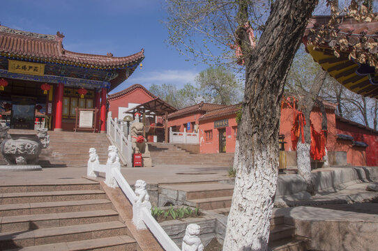 乌鲁木齐大佛寺内景