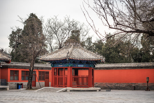 北京古建筑博物馆建筑风光