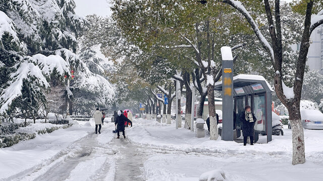 雪天道路