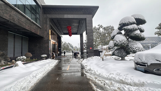 雪天道路