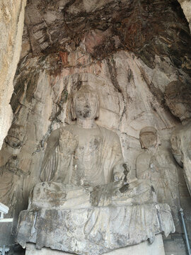 龙门石窟佛像