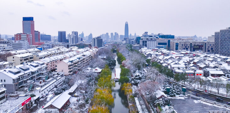 济南雪景