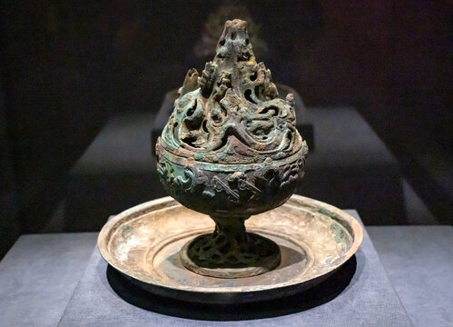 西汉青铜博山炉