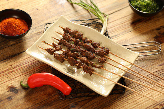 黑椒牛肉串