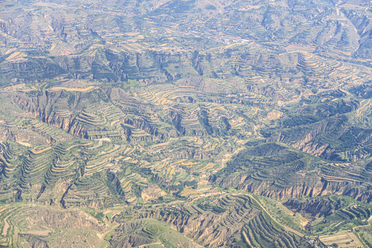 黄土高原梯田