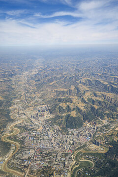 庆阳庆城县全景