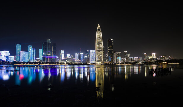 深圳湾夜景