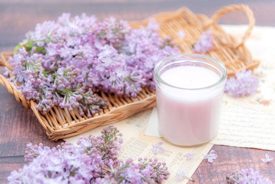 紫丁香牛奶