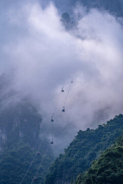 天门山索道