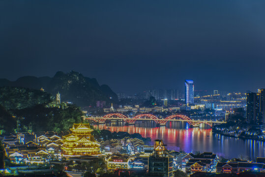 柳州市柳江夜景