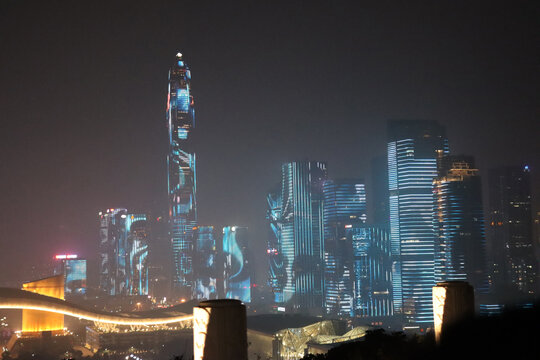 城市高楼夜景