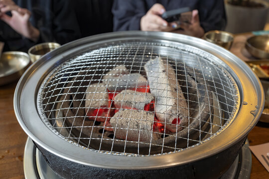 韩式烤肉之铁网碳炉