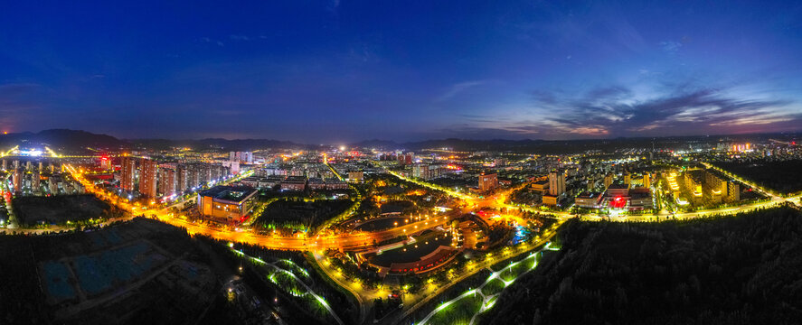 五莲夜景