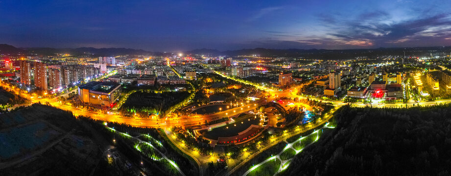 五莲城市夜景