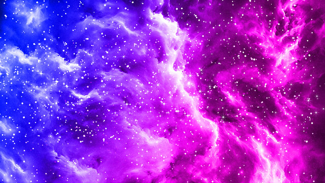 紫色浪漫星空