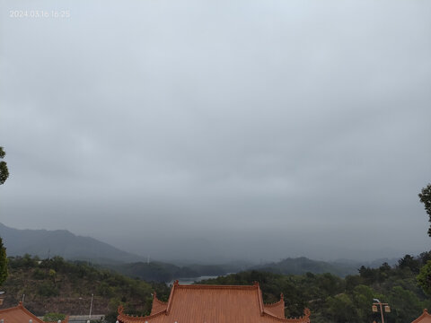 旅游景点惠阳观音山寺庙