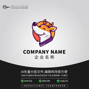 小鹿LOGO