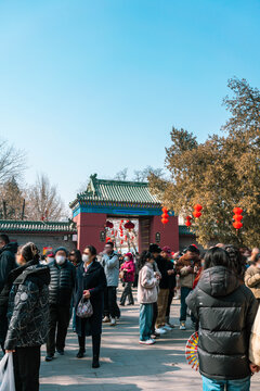 北京地坛公园春节庙会