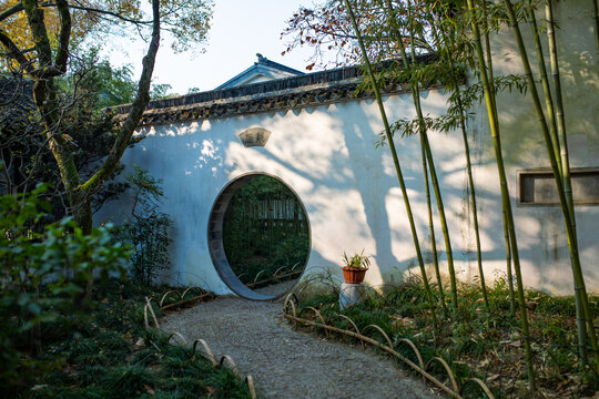 沧浪亭庭院