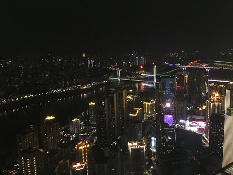 重庆江边夜景