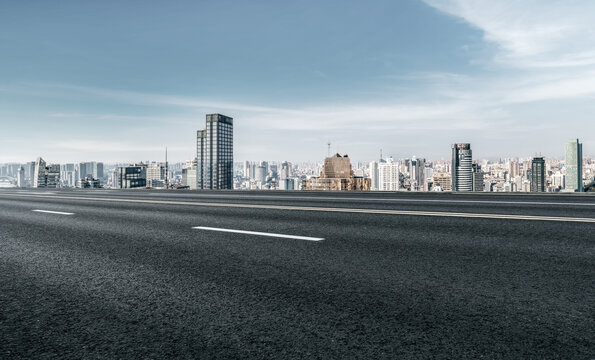 高速公路与现代建筑