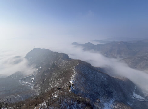 云台山云海雪景