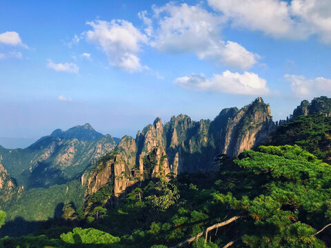 黄山狮子峰风景