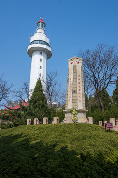 烟台山景区灯塔