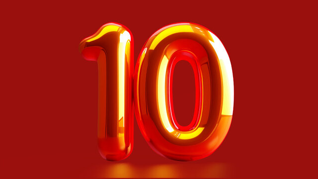 3d数字10