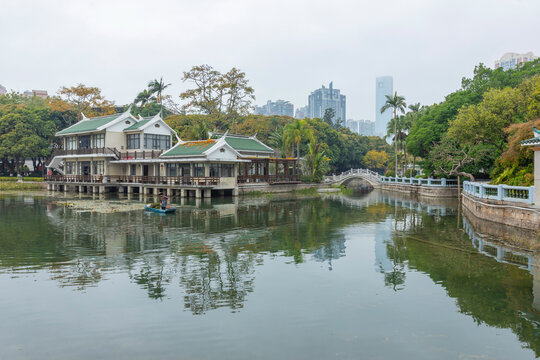 厦门中山公园园林景观