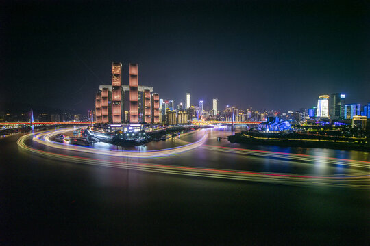 重庆两江夜景