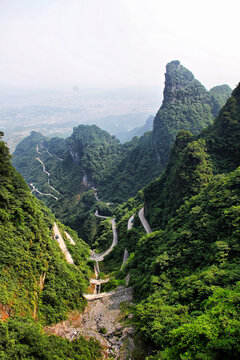 张家界盘山公路