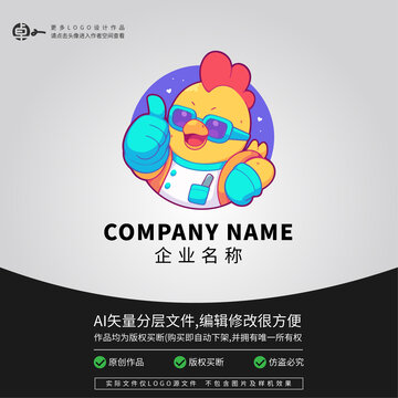 潮牌小鸡LOGO