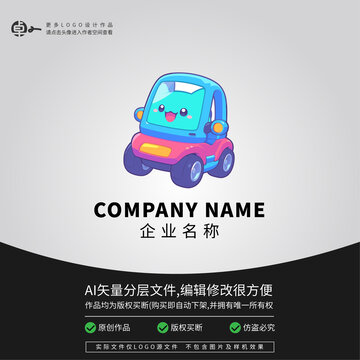 汽车玩具小猫LOGO