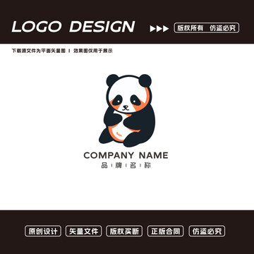 熊猫logo标志