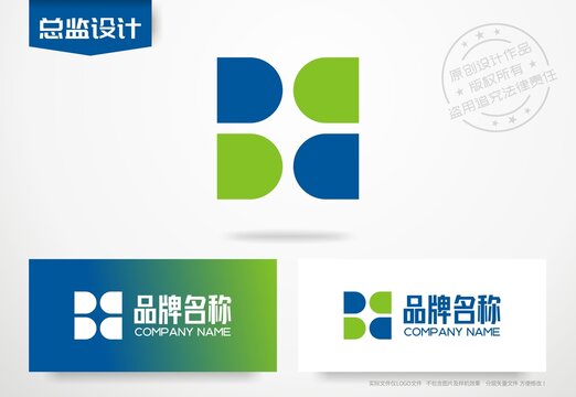 字母B设计logo科技公司标志