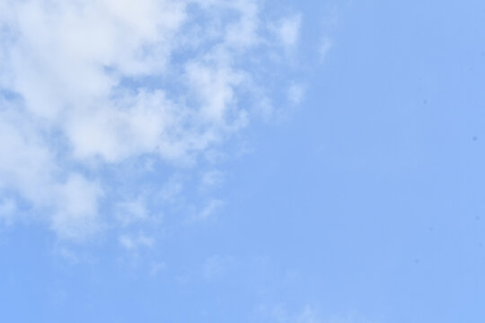 春天的天空蓝天云朵