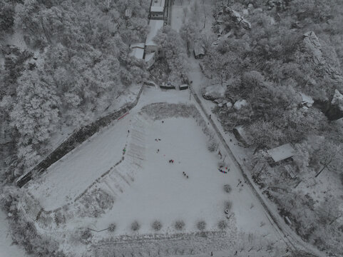 意境冰雪雾凇河流湖泊