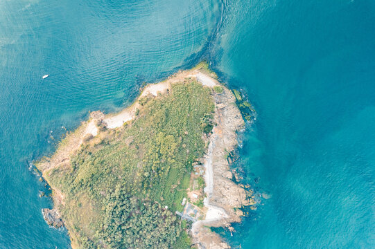 大连自然风光海洋风貌海岛航拍